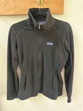 Patagonia Women’s Black Full-Zip Teddy Fleece Jacket